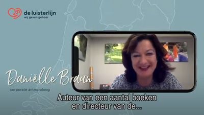 Danielle Braun - De kunst van het luisteren. Danielle Braun maakte een vlog voor de Luisterlijn.