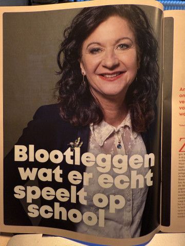 Blootleggen wat er speelt op een school - Interview in onderwijsblad van 12 tot 18 oktober 2025